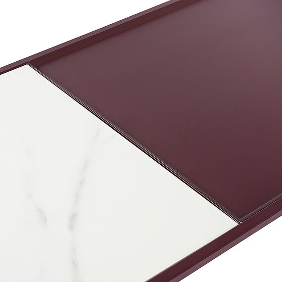 Столик журнальный Mayen, 110х50 см, белый/сливовый, Bergenson Bjorn, изображение 11