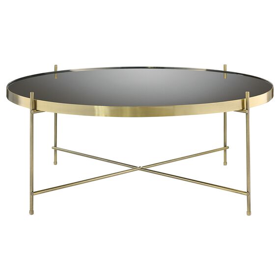 Столик Josen, 85 см, коричневый/латунь, Bergenson Bjorn