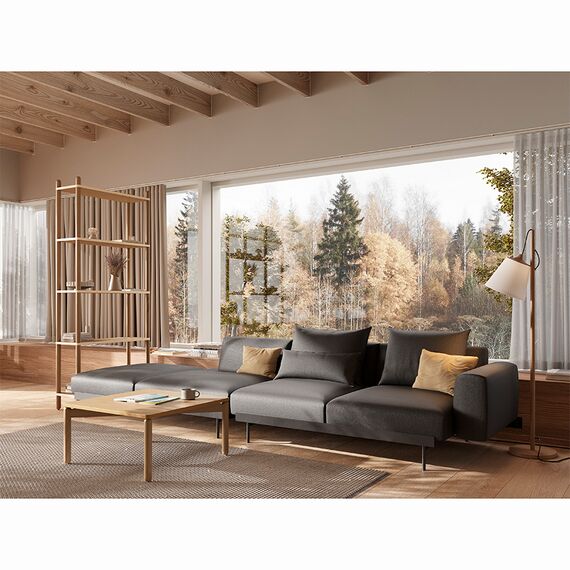 Столик кофейный Saga, 75х75 см, ясень, LATITUDE, изображение 2