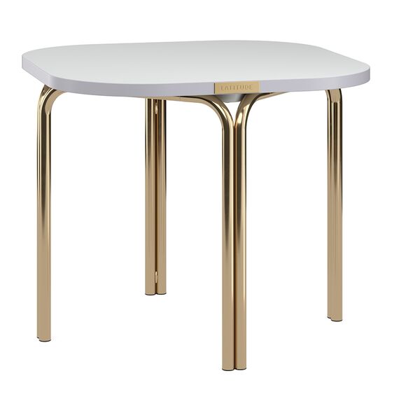 Столик кофейный Ror, 50х50 см, латунь/серый, LATITUDE