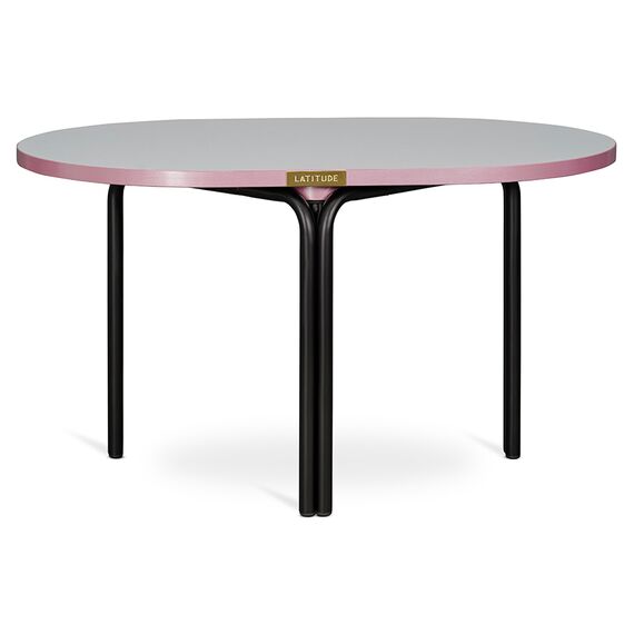Столик кофейный Ror, 75х50 см, черный/серый/розовый, LATITUDE, изображение 2