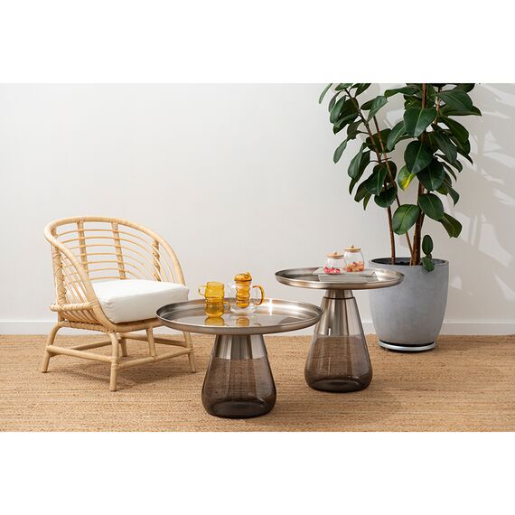 Столик кофейный Dahl, 60 см, матовый хром/серый, Bergenson Bjorn, изображение 2