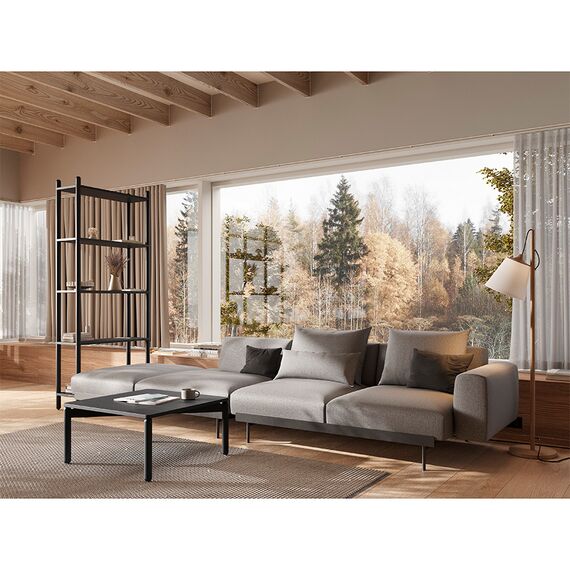 Столик кофейный Saga, 75х75 см, темно-серый, LATITUDE, изображение 2