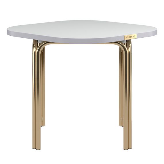 Столик кофейный Ror, 50х50 см, латунь/серый, LATITUDE, изображение 2