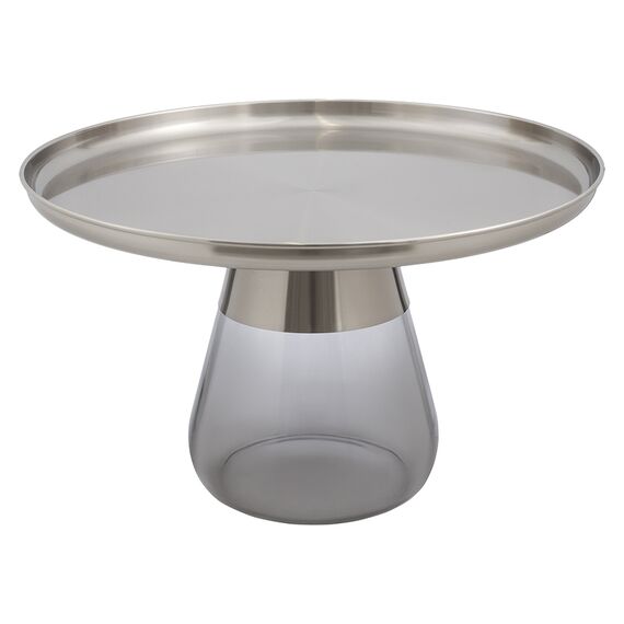 Столик кофейный Dahl, 70,5 см, матовый хром/серый, Bergenson Bjorn, изображение 2