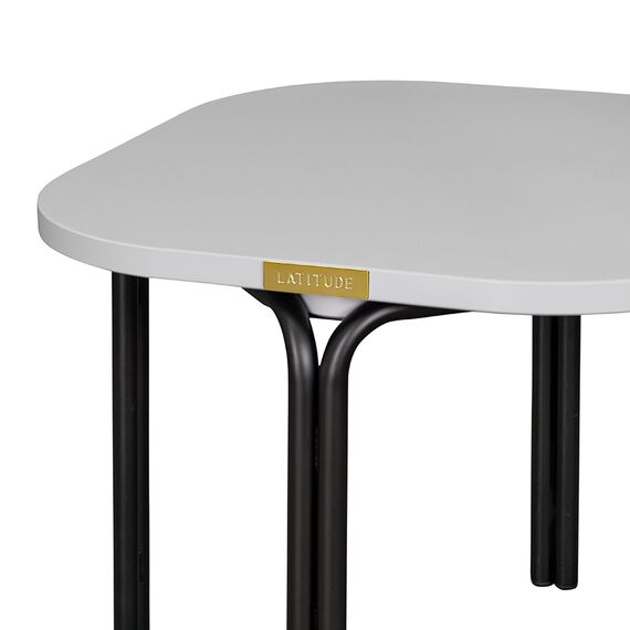 Столик кофейный Ror, 50х50 см, черный/серый, LATITUDE, изображение 3