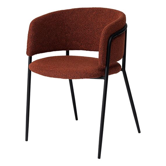 Стул Helning, букле, терракота, Bergenson Bjorn