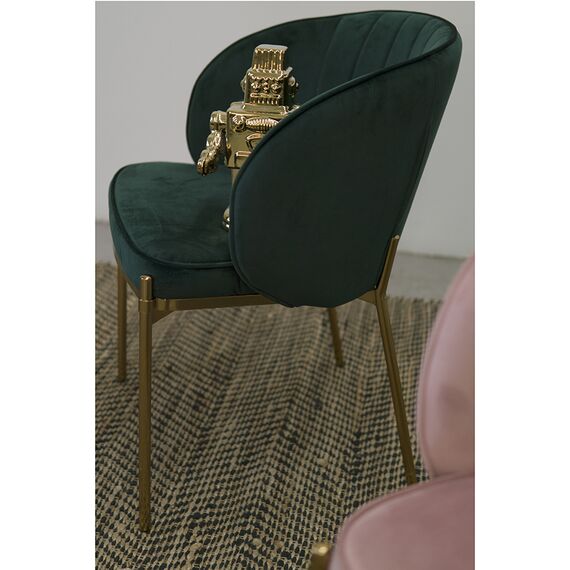 Стул Coral, велюр, зеленый, Bergenson Bjorn, изображение 4