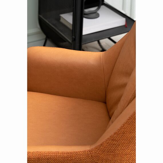 Стул Allar, экокожа, рогожка, коричневый, Bergenson Bjorn, изображение 10