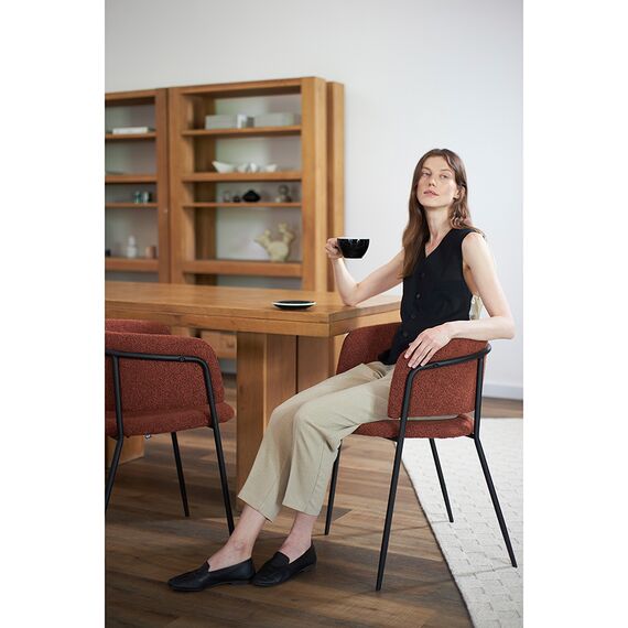 Стул Helning, букле, терракота, Bergenson Bjorn, изображение 3