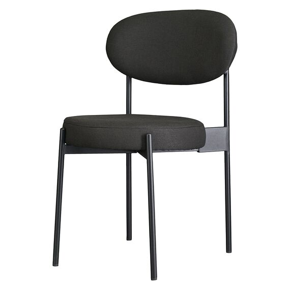 Стул Kaja, рогожка, черный, Bergenson Bjorn