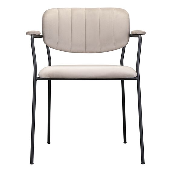 Стул Eirill, велюр, серо-бежевый, Bergenson Bjorn, изображение 10