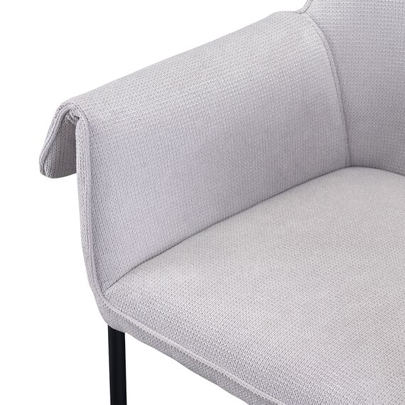 Стул Aline, шенилл, светло-серый, Bergenson Bjorn, изображение 14