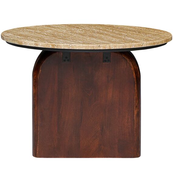 Столик приставной Torhill, 60 см, бежевый/орех, Bergenson Bjorn, изображение 11