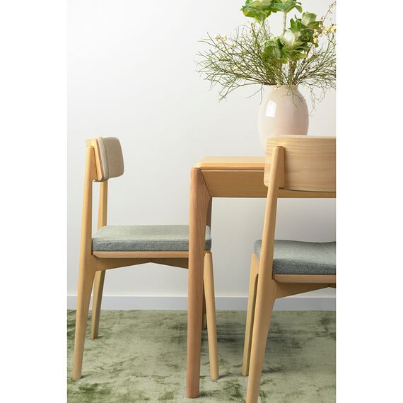 Стул Aska, рогожка, ясень/бежевый/зеленый, LATITUDE, изображение 4