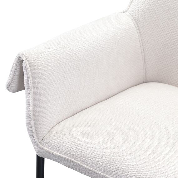 Стул Aline, шенилл, молочный, Bergenson Bjorn, изображение 14