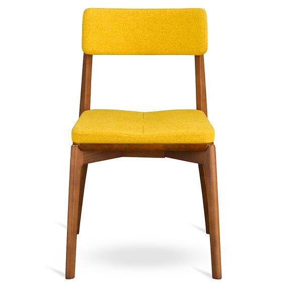 Стул Aska, рогожка, орех/горчичный, LATITUDE, изображение 5