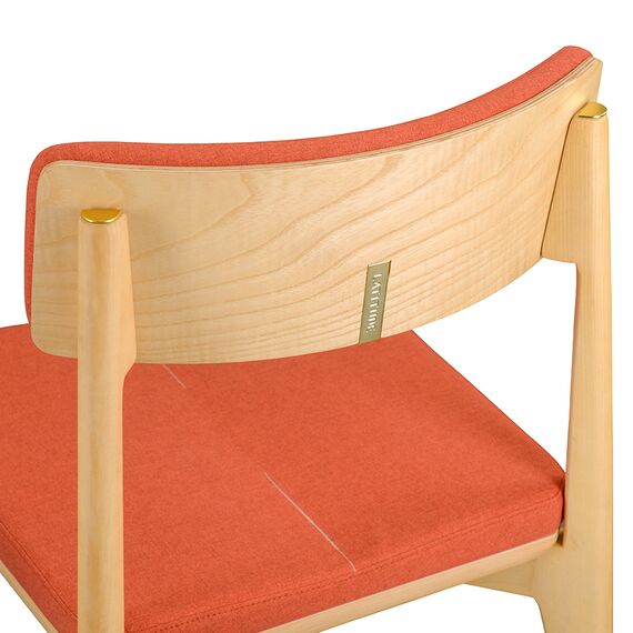 Стул Aska, рогожка, ясень/красный, LATITUDE, изображение 8