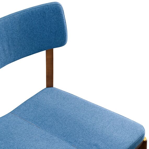 Стул Aska, рогожка, орех/темно-синий, LATITUDE, изображение 9