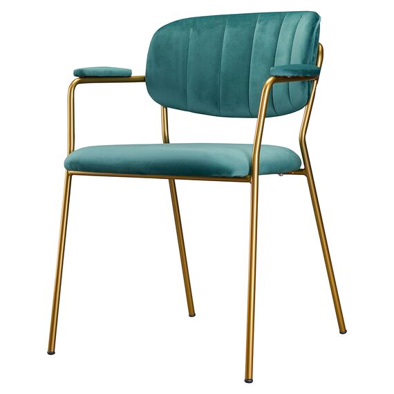 Стул Eirill, велюр, темно-зеленый, Bergenson Bjorn