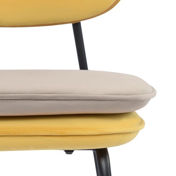 Стул Pea, велюр, желтый/бежевый, Bergenson Bjorn, изображение 13