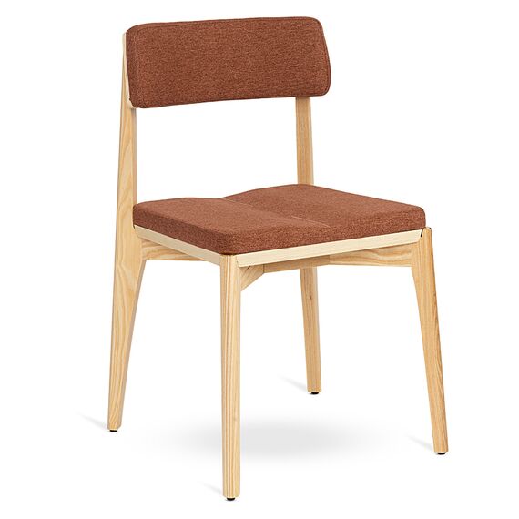 Стул Aska, рогожка, ясень/терракота, LATITUDE