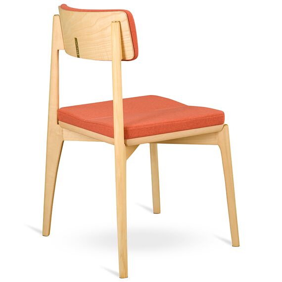 Стул Aska, рогожка, ясень/красный, LATITUDE, изображение 6