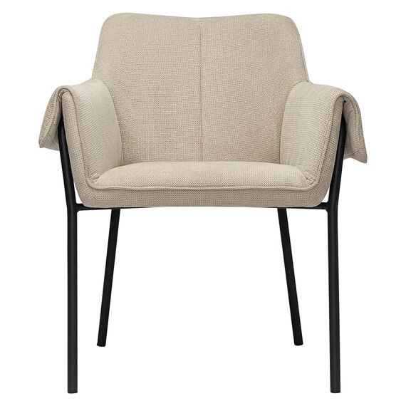 Стул Aline, шенилл, серо-бежевый, Bergenson Bjorn, изображение 2