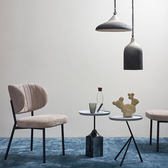 Столик приставной Sustainable collection, 38 см, серо-голубой/черный, Bergenson Bjorn, изображение 3