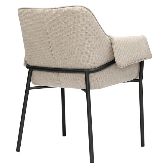 Стул Aline, шенилл, серо-бежевый, Bergenson Bjorn, изображение 4