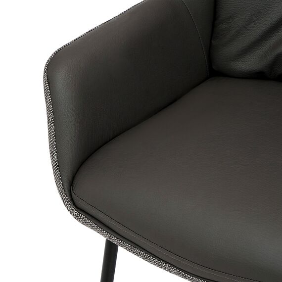 Стул Allar, экокожа, рогожка, серый, Bergenson Bjorn, изображение 14