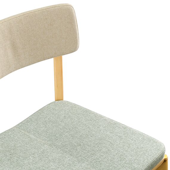 Стул Aska, рогожка, ясень/бежевый/зеленый, LATITUDE, изображение 10