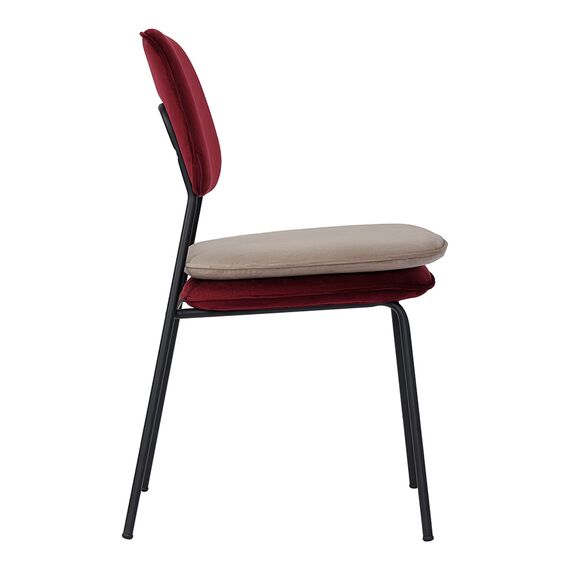 Стул Pea, велюр, бордовый/бежевый, Bergenson Bjorn, изображение 11