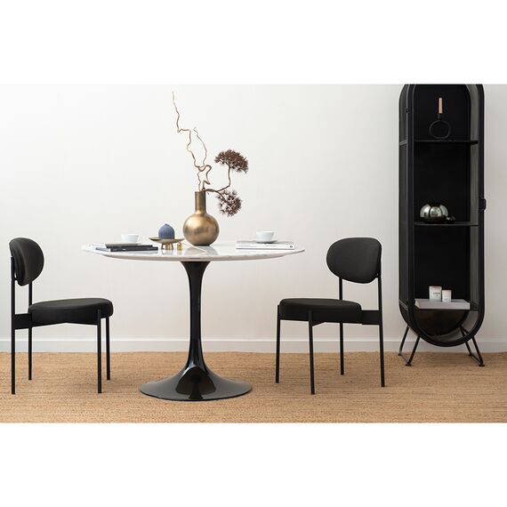 Стул Kaja, рогожка, черный, Bergenson Bjorn, изображение 4