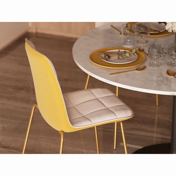 Стул Helene, кремовый/желтый, Bergenson Bjorn, изображение 6