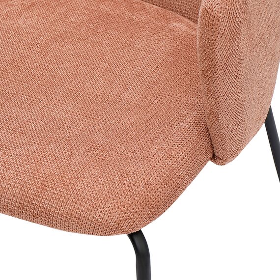 Стул Dwight, фактурный шенилл, коралловый, Bergenson Bjorn, изображение 13