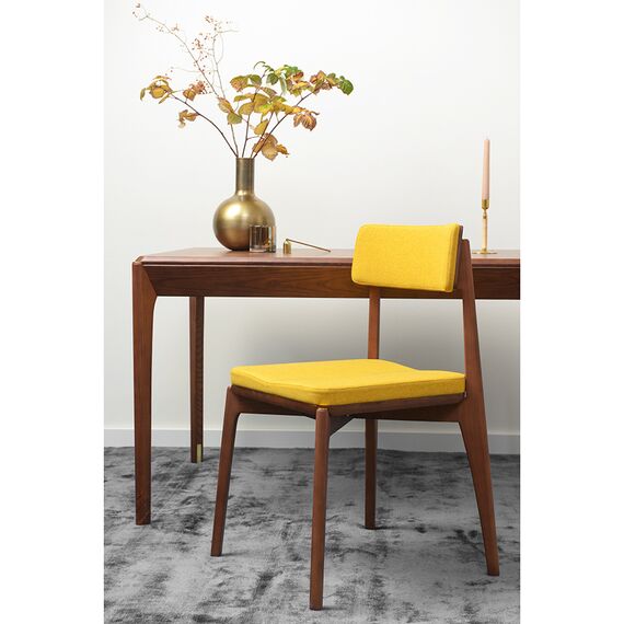 Стул Aska, рогожка, орех/горчичный, LATITUDE, изображение 3