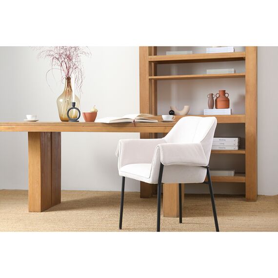 Стул Aline, шенилл, молочный, Bergenson Bjorn, изображение 4