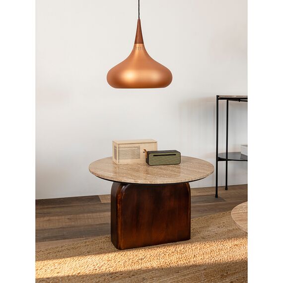 Столик приставной Torhill, 60 см, бежевый/орех, Bergenson Bjorn, изображение 12