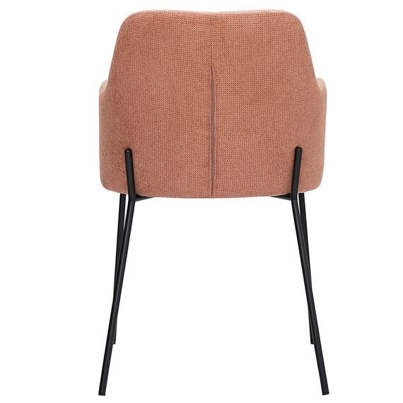 Стул Dwight, фактурный шенилл, коралловый, Bergenson Bjorn, изображение 10