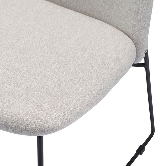 Стул Niels, рогожка, светло-серый, Bergenson Bjorn, изображение 16