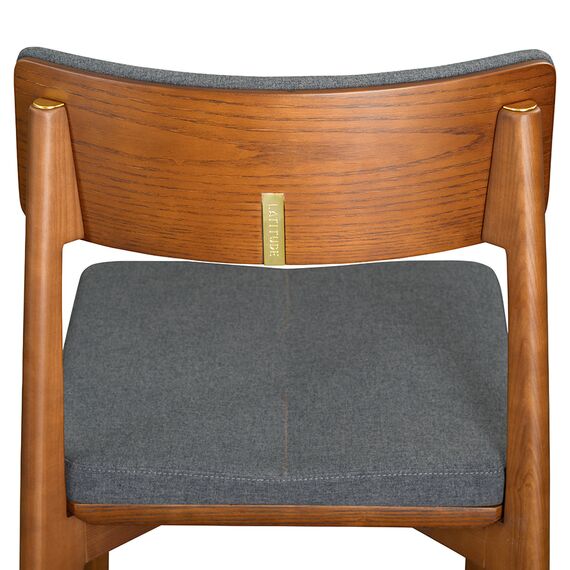 Стул Aska, рогожка, орех/темно-серый, LATITUDE, изображение 8