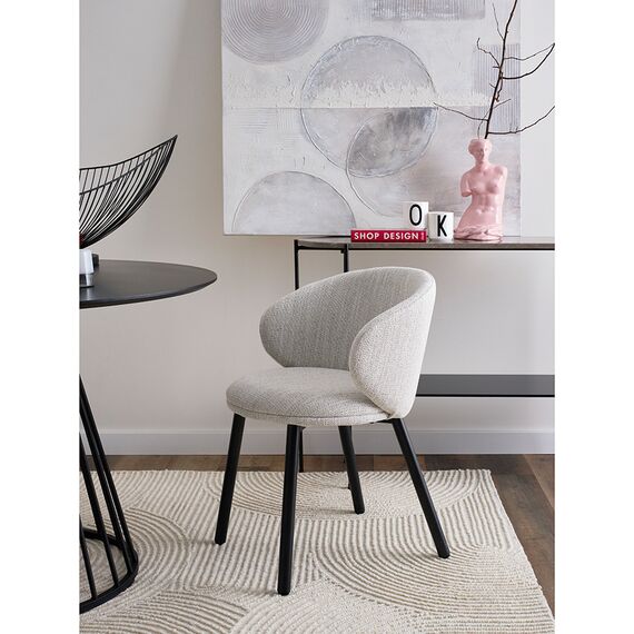 Стул Comfy, рогожка, топленое молоко, Bergenson Bjorn, изображение 4