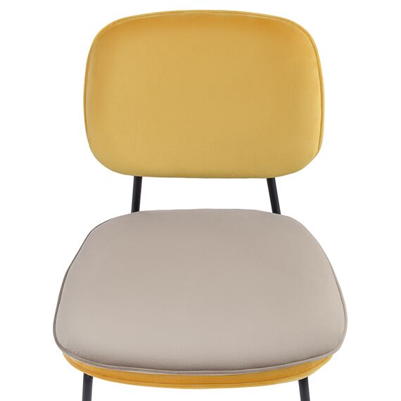 Стул Pea, велюр, желтый/бежевый, Bergenson Bjorn, изображение 12