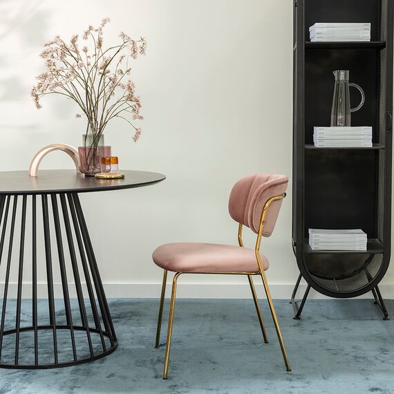 Стул Eirill, велюр, розовый, Bergenson Bjorn, изображение 3