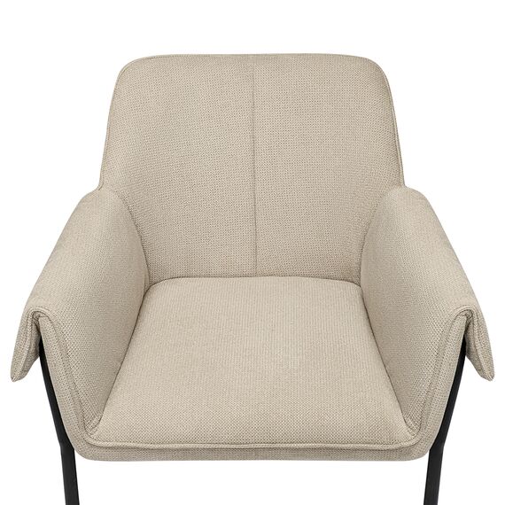 Стул Aline, шенилл, серо-бежевый, Bergenson Bjorn, изображение 6