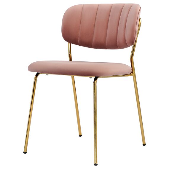 Стул Eirill, велюр, розовый, Bergenson Bjorn