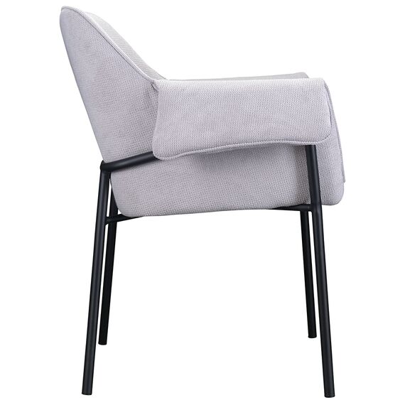 Стул Aline, шенилл, светло-серый, Bergenson Bjorn, изображение 11