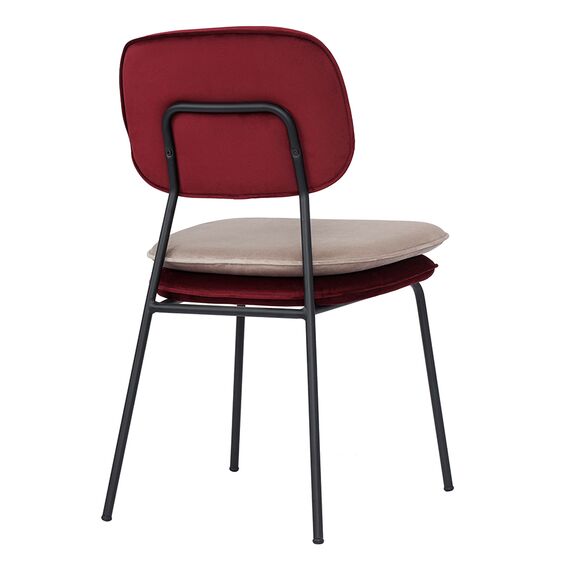 Стул Pea, велюр, бордовый/бежевый, Bergenson Bjorn, изображение 12