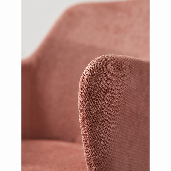 Стул Dwight, фактурный шенилл, коралловый, Bergenson Bjorn, изображение 4